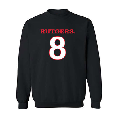 Rutgers - NCAA Football : Wydeek Collier-Johnson - Replica Shersey Crewneck Sweatshirt-0