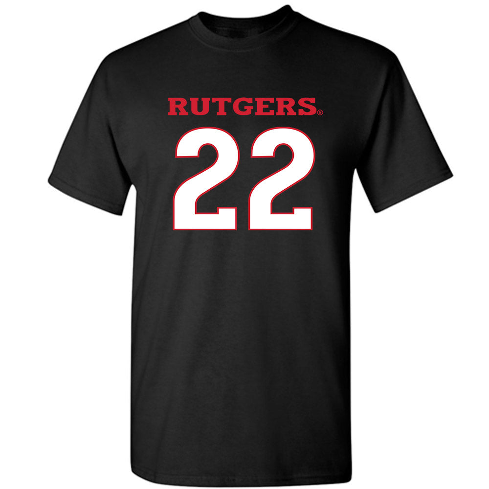Rutgers - NCAA Football : Michael Dukes III - Replica Shersey T-Shirt-0