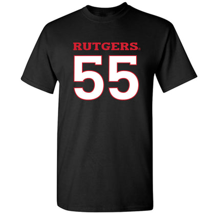 Rutgers - NCAA Men's Lacrosse : Charlie McCullough - Replica Shersey T-Shirt-0