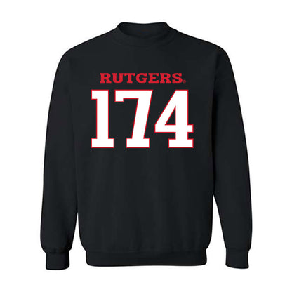 Rutgers - NCAA Wrestling : Nate Blanchette - Replica Shersey Crewneck Sweatshirt-0