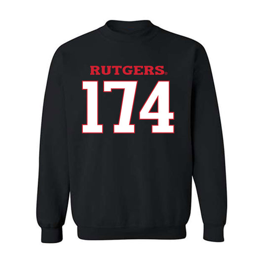 Rutgers - NCAA Wrestling : Nate Blanchette - Replica Shersey Crewneck Sweatshirt-0
