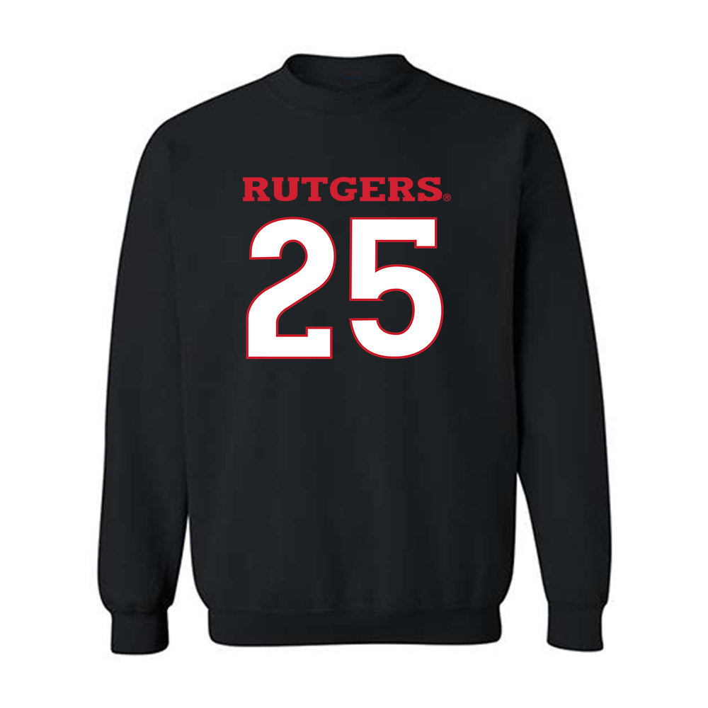 Rutgers - NCAA Baseball : Peyton Bonds - Replica Shersey Crewneck Sweatshirt-0