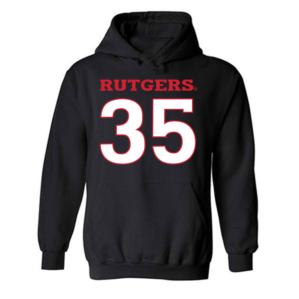 Rutgers - NCAA Football : Latrell Noel - Replica Shersey Hooded Sweatshirt-0