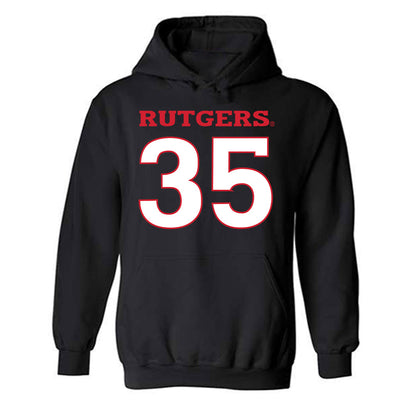 Rutgers - NCAA Football : Latrell Noel - Replica Shersey Hooded Sweatshirt-0