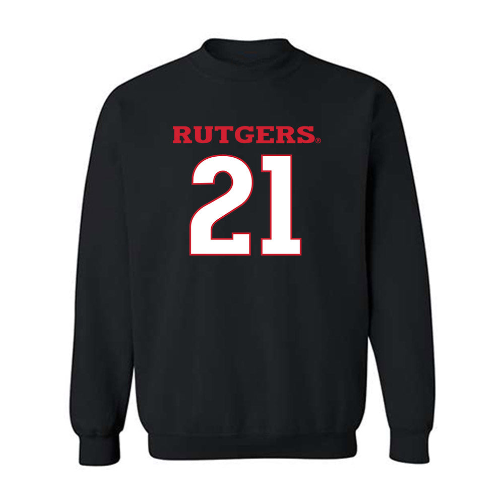 Rutgers - NCAA Men's Lacrosse : Duke Richman - Replica Shersey Crewneck Sweatshirt-0