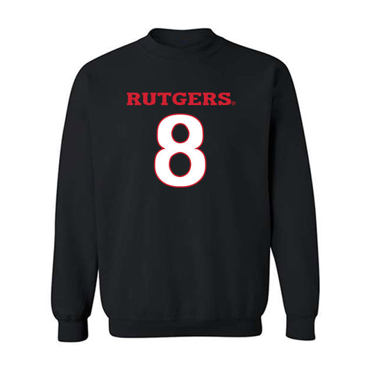 Rutgers - NCAA Football : KJ Duff - Replica Shersey Crewneck Sweatshirt-0