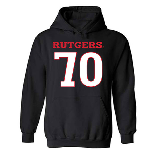 Rutgers - NCAA Football : Cameron Greene - Replica Shersey Hooded Sweatshirt-0