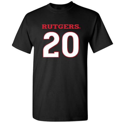 Rutgers - NCAA Baseball : Vincent Borghese - Replica Shersey T-Shirt-0