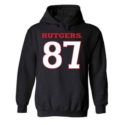Rutgers - NCAA Football : Montgomery Keener - Replica Shersey Hooded Sweatshirt-0