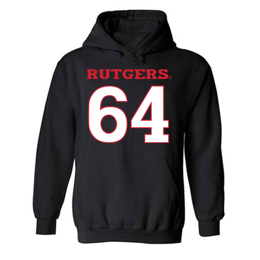 Rutgers - NCAA Football : Joshua Blackston - Replica Shersey Hooded Sweatshirt-0