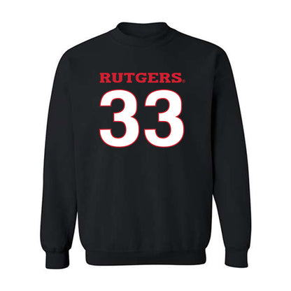 Rutgers - NCAA Football : John Insinga - Replica Shersey Crewneck Sweatshirt-0