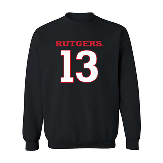 Rutgers - NCAA Football : Elias Coke - Replica Shersey Crewneck Sweatshirt-0