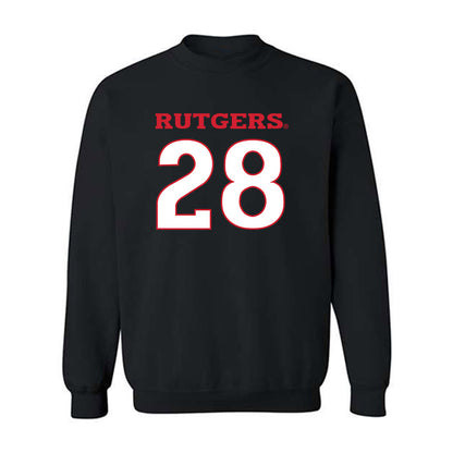 Rutgers - NCAA Football : Cannon Marshall - Replica Shersey Crewneck Sweatshirt-0