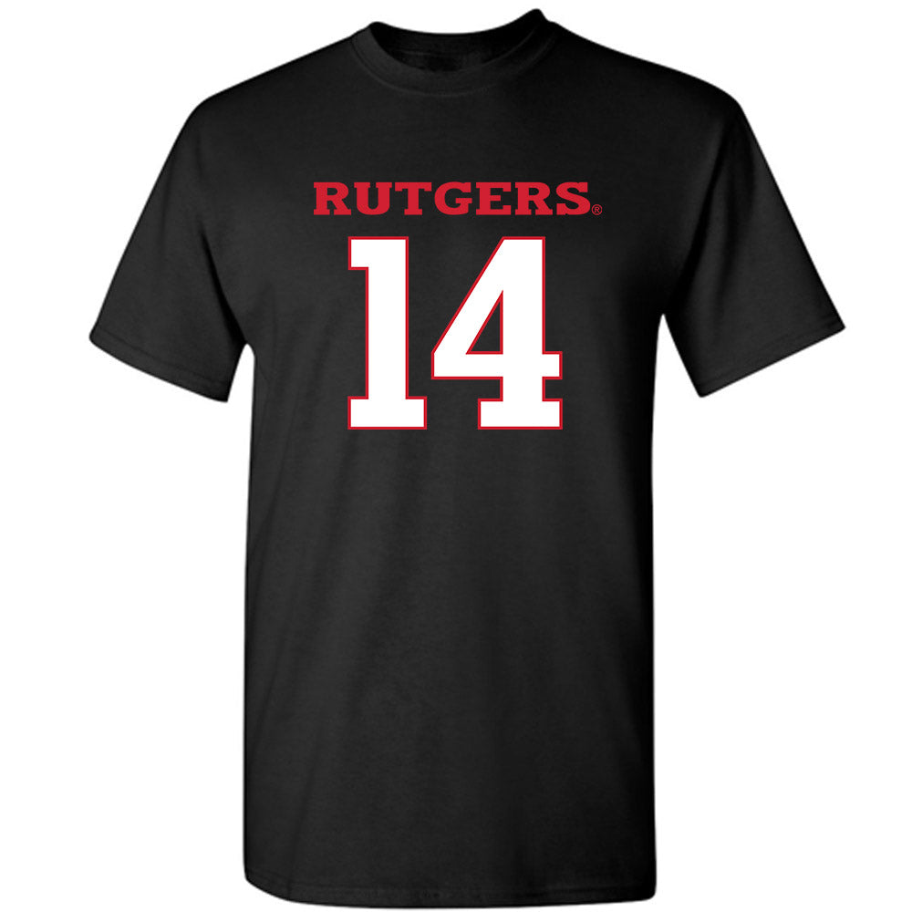 Rutgers - NCAA Football : RJ Johnson - Replica Shersey T-Shirt-0
