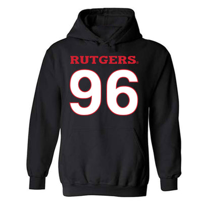 Rutgers - NCAA Football : Keshon Griffin - Replica Shersey Hooded Sweatshirt-0