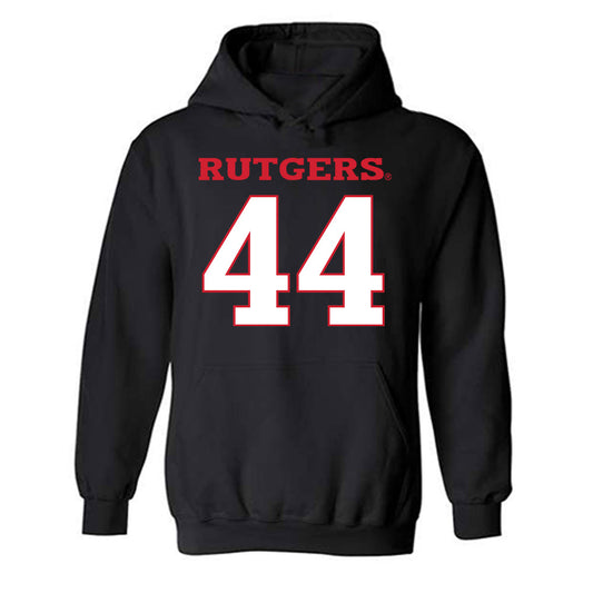 Rutgers - NCAA Women's Basketball : Janae Walker - Replica Shersey Hooded Sweatshirt-0