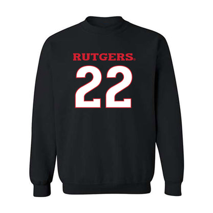 Rutgers - NCAA Women's Volleyball : Malia Romes - Replica Shersey Crewneck Sweatshirt-0