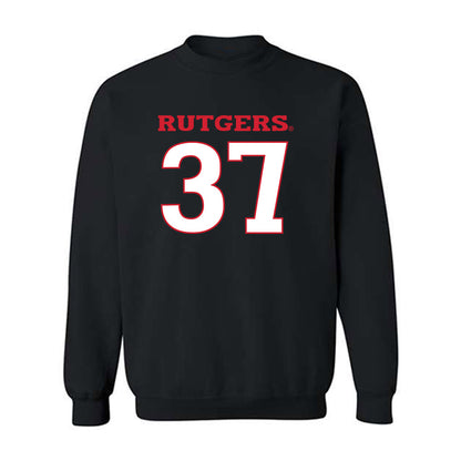 Rutgers - NCAA Football : RJ Wortman Jr - Replica Shersey Crewneck Sweatshirt-0