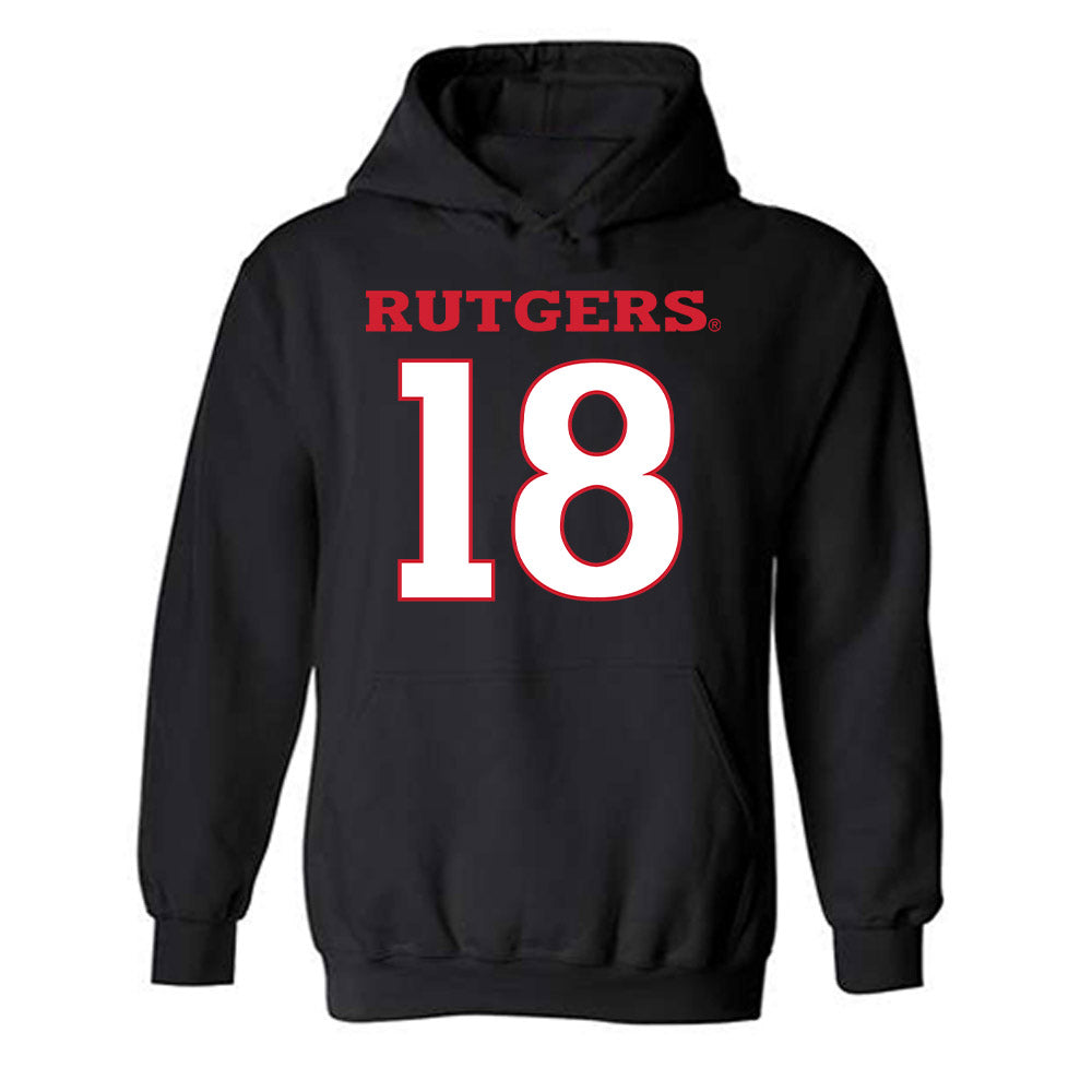 Rutgers - NCAA Football : Messiah Tilson - Replica Shersey Hooded Sweatshirt-0