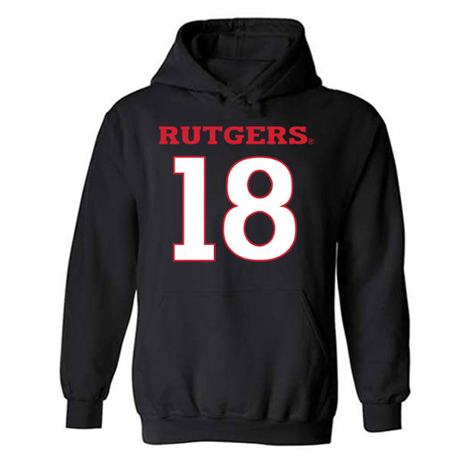 Rutgers - NCAA Football : Messiah Tilson - Replica Shersey Hooded Sweatshirt-0