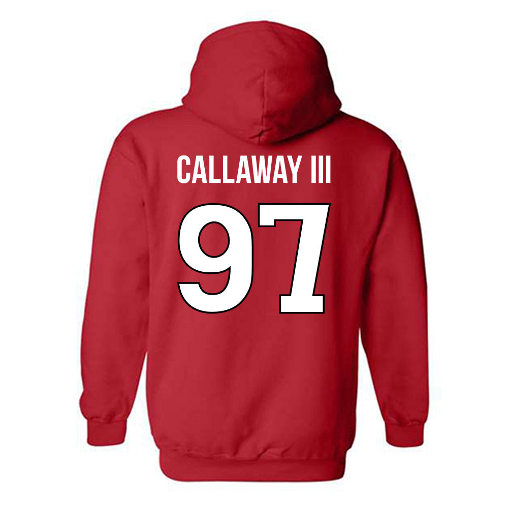 Rutgers - NCAA Football : Rinaldo Callaway III - Replica Shersey Hooded Sweatshirt-1