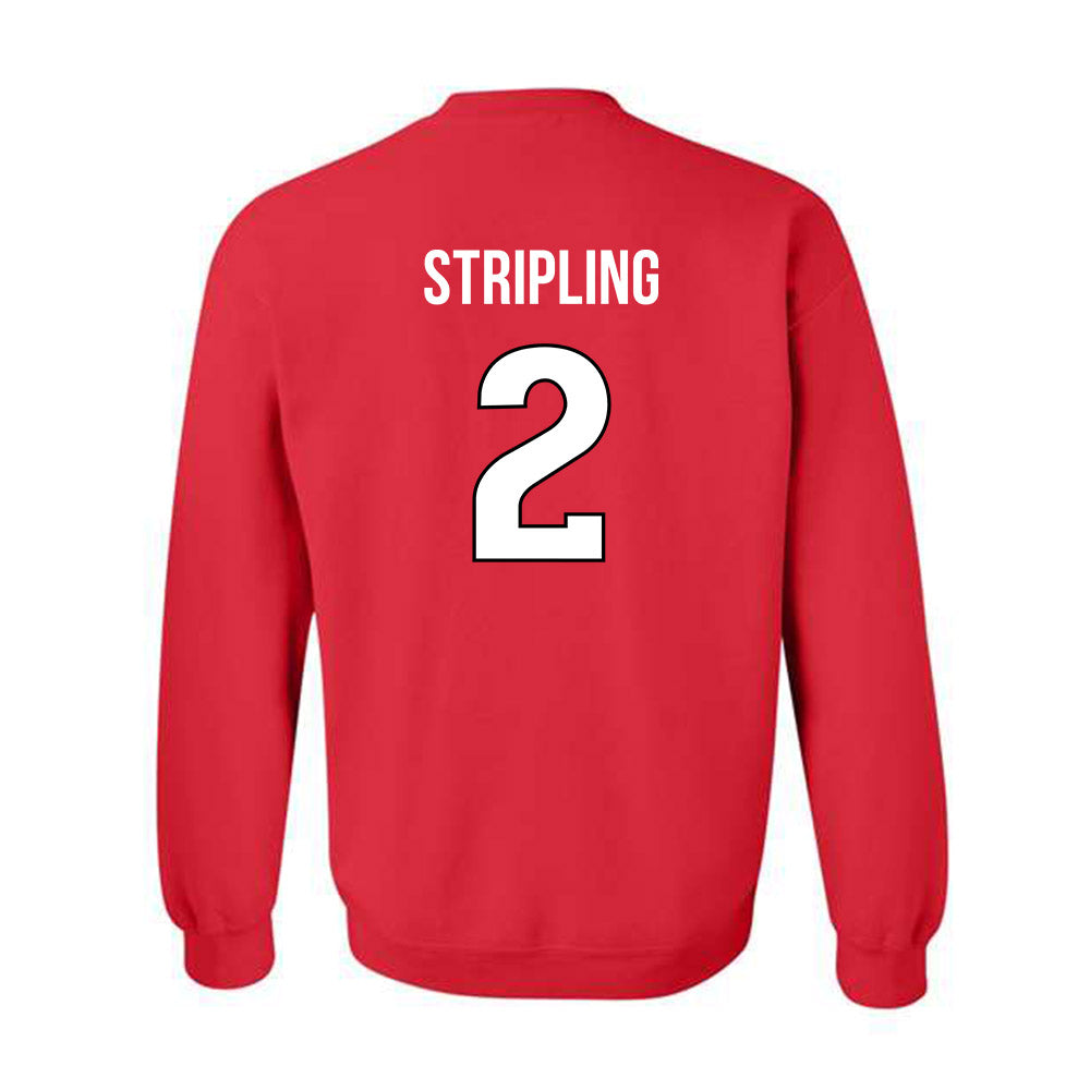 Rutgers - NCAA Softball : Hailey Stripling - Replica Shersey Crewneck Sweatshirt-1