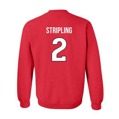 Rutgers - NCAA Softball : Hailey Stripling - Replica Shersey Crewneck Sweatshirt-1