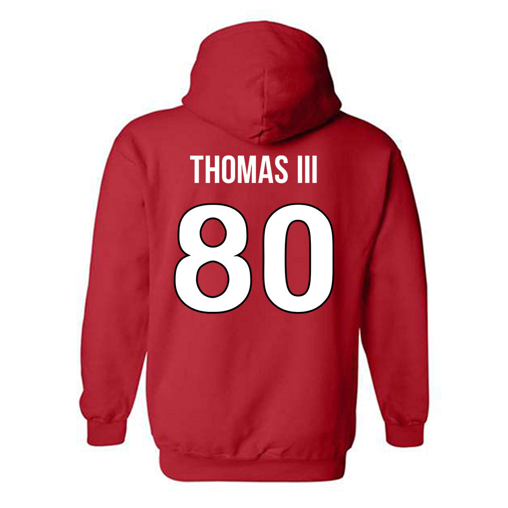 Rutgers - NCAA Football : Michael Thomas III - Replica Shersey Hooded Sweatshirt-1