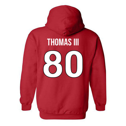 Rutgers - NCAA Football : Michael Thomas III - Replica Shersey Hooded Sweatshirt-1