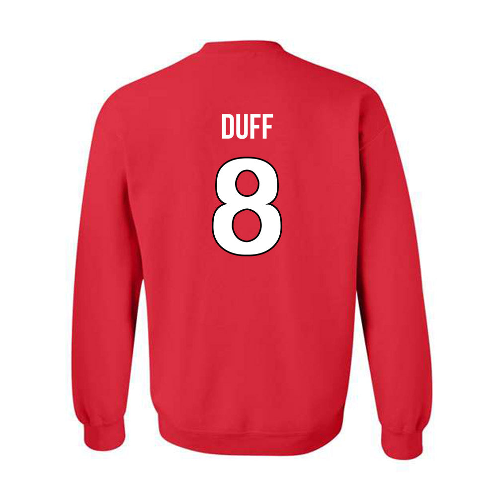 Rutgers - NCAA Football : KJ Duff - Replica Shersey Crewneck Sweatshirt-1