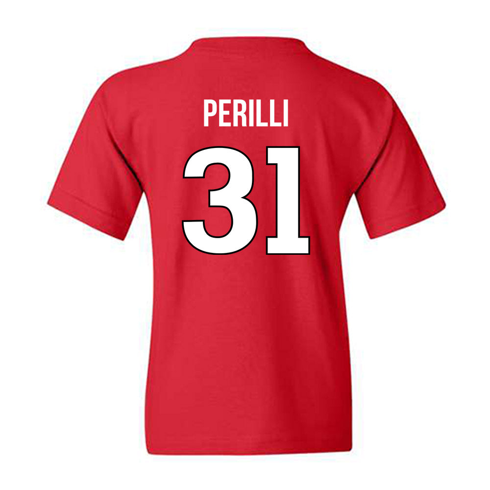 Rutgers - NCAA Baseball : Quinten Perilli - Replica Shersey Youth T-Shirt-1