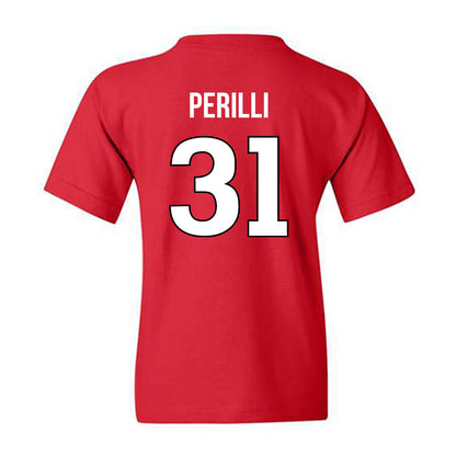 Rutgers - NCAA Baseball : Quinten Perilli - Replica Shersey Youth T-Shirt-1