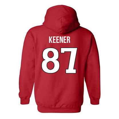 Rutgers - NCAA Football : Montgomery Keener - Replica Shersey Hooded Sweatshirt-1