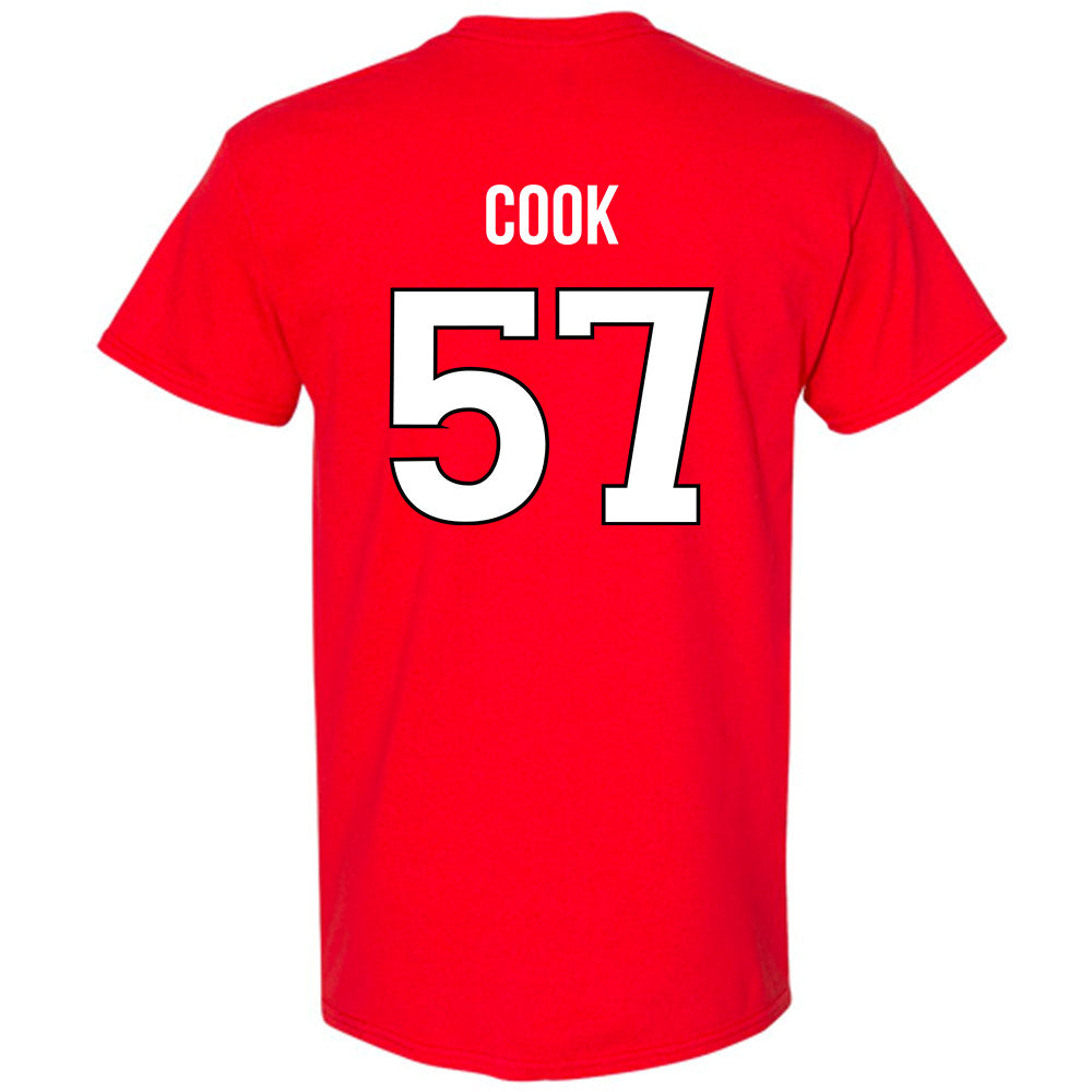 Rutgers - NCAA Football : Isaiah Cook - Replica Shersey T-Shirt-1
