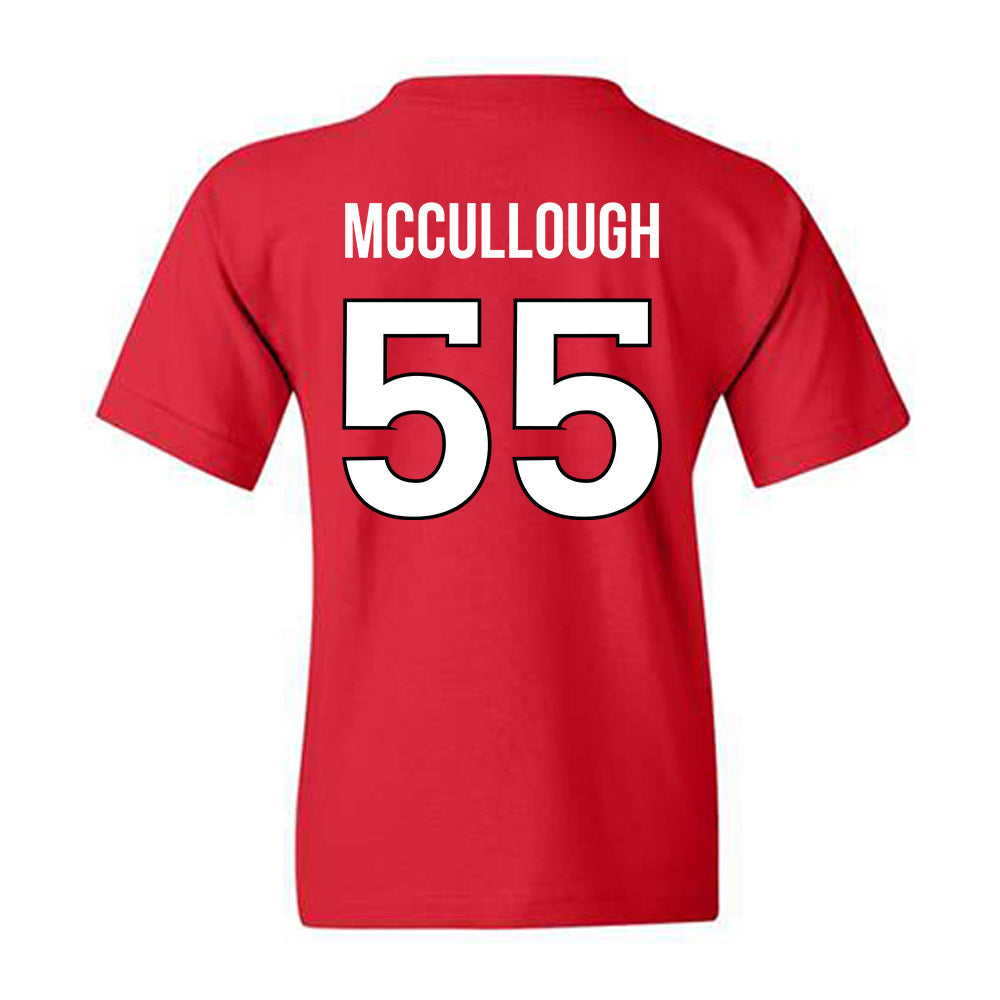 Rutgers - NCAA Men's Lacrosse : Charlie McCullough - Replica Shersey Youth T-Shirt-1