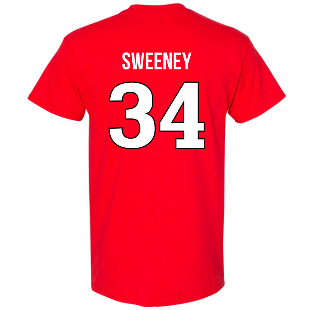 Rutgers - NCAA Baseball : Carrie Sweeney - Replica Shersey T-Shirt-1