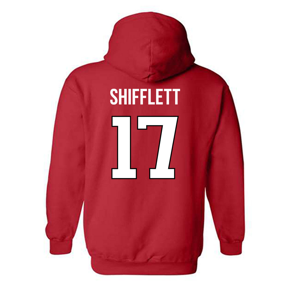Rutgers - NCAA Softball : Brooke Shifflett - Replica Shersey Hooded Sweatshirt-1