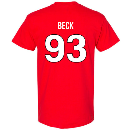 Rutgers - NCAA Football : Reece Beck - Replica Shersey T-Shirt-1