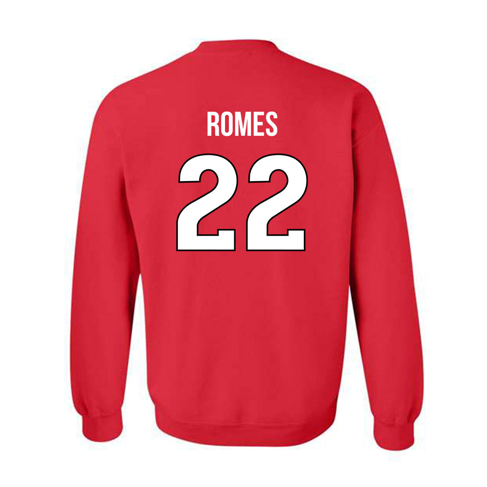 Rutgers - NCAA Women's Volleyball : Malia Romes - Replica Shersey Crewneck Sweatshirt-1