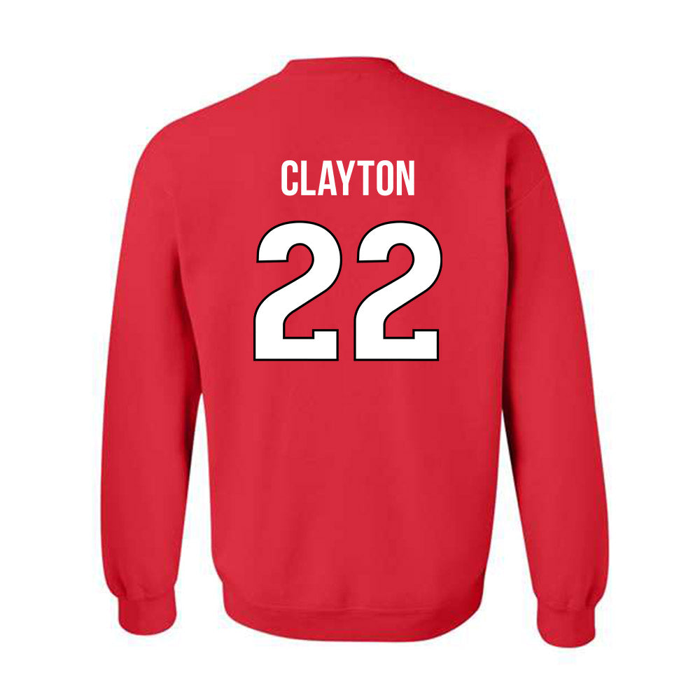 Rutgers - NCAA Football : Michael Clayton - Replica Shersey Crewneck Sweatshirt-1