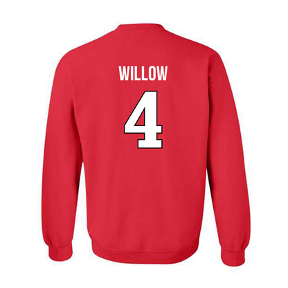 Rutgers - NCAA Women's Volleyball : Karis Willow - Replica Shersey Crewneck Sweatshirt-1