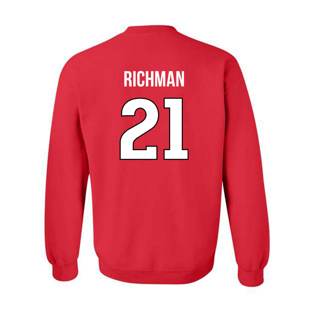 Rutgers - NCAA Men's Lacrosse : Duke Richman - Replica Shersey Crewneck Sweatshirt-1
