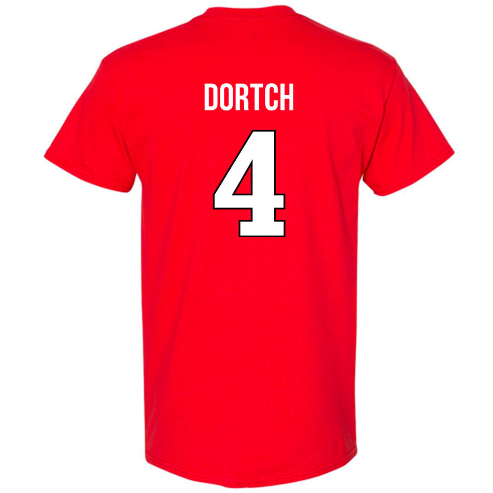 Rutgers - NCAA Men's Basketball : Bryce Dortch - Replica Shersey T-Shirt-1