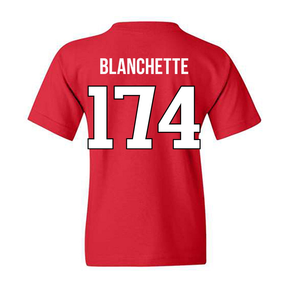 Rutgers - NCAA Wrestling : Nate Blanchette - Replica Shersey Youth T-Shirt-1