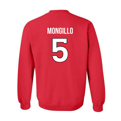 Rutgers - NCAA Men's Lacrosse : Kasey Mongillo - Replica Shersey Crewneck Sweatshirt-1