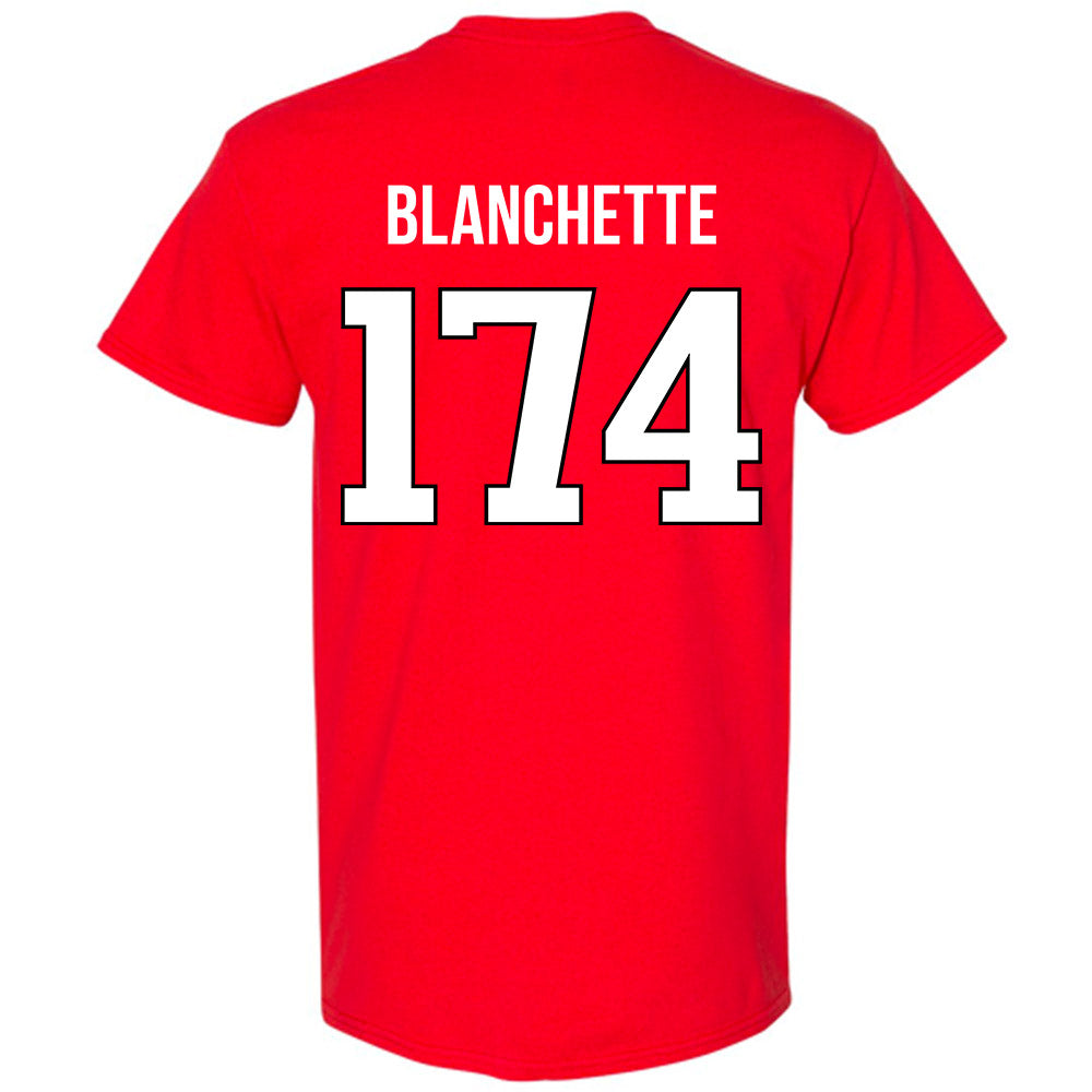 Rutgers - NCAA Wrestling : Nate Blanchette - Replica Shersey T-Shirt-1