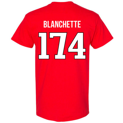 Rutgers - NCAA Wrestling : Nate Blanchette - Replica Shersey T-Shirt-1
