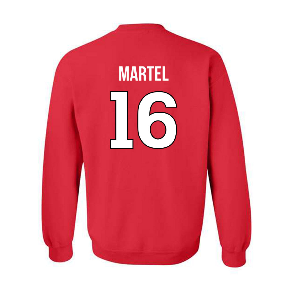 Rutgers - NCAA Baseball : Logan Martel - Replica Shersey Crewneck Sweatshirt-1
