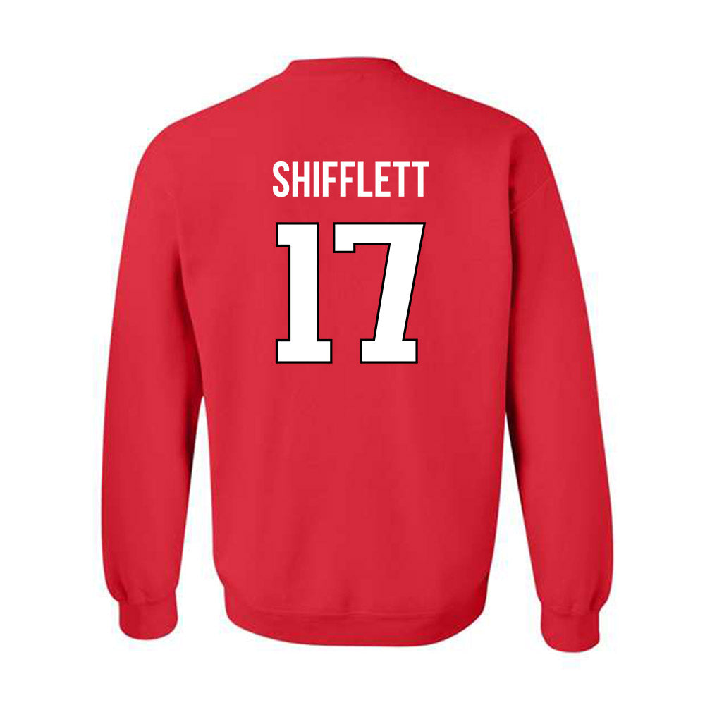Rutgers - NCAA Softball : Brooke Shifflett - Replica Shersey Crewneck Sweatshirt-1
