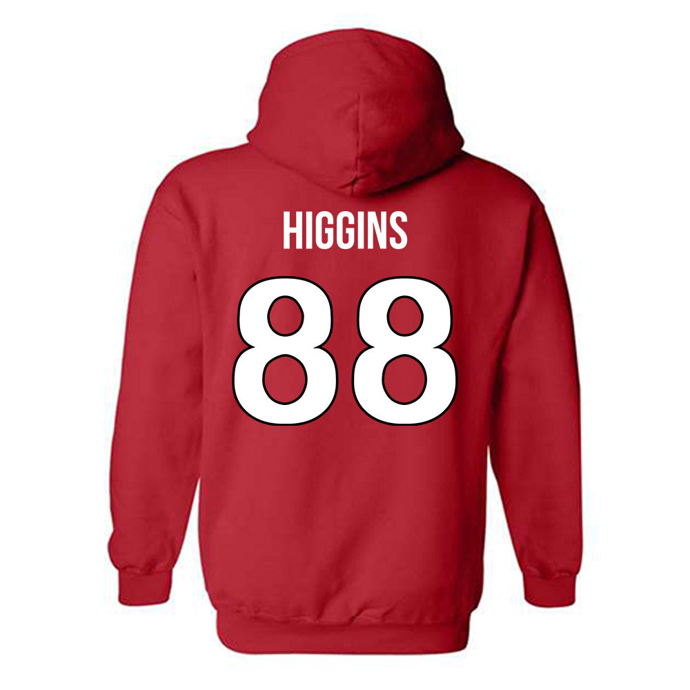 Rutgers - NCAA Football : Michael Higgins - Replica Shersey Hooded Sweatshirt-1